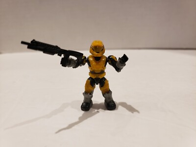 HALO MEGA BLOKS UNSC YELLOW SPARTAN MARK V MINIFIGURE SERIES 6