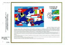 S104/105++  FEUILLET   CEF   1er JOUR  1990 