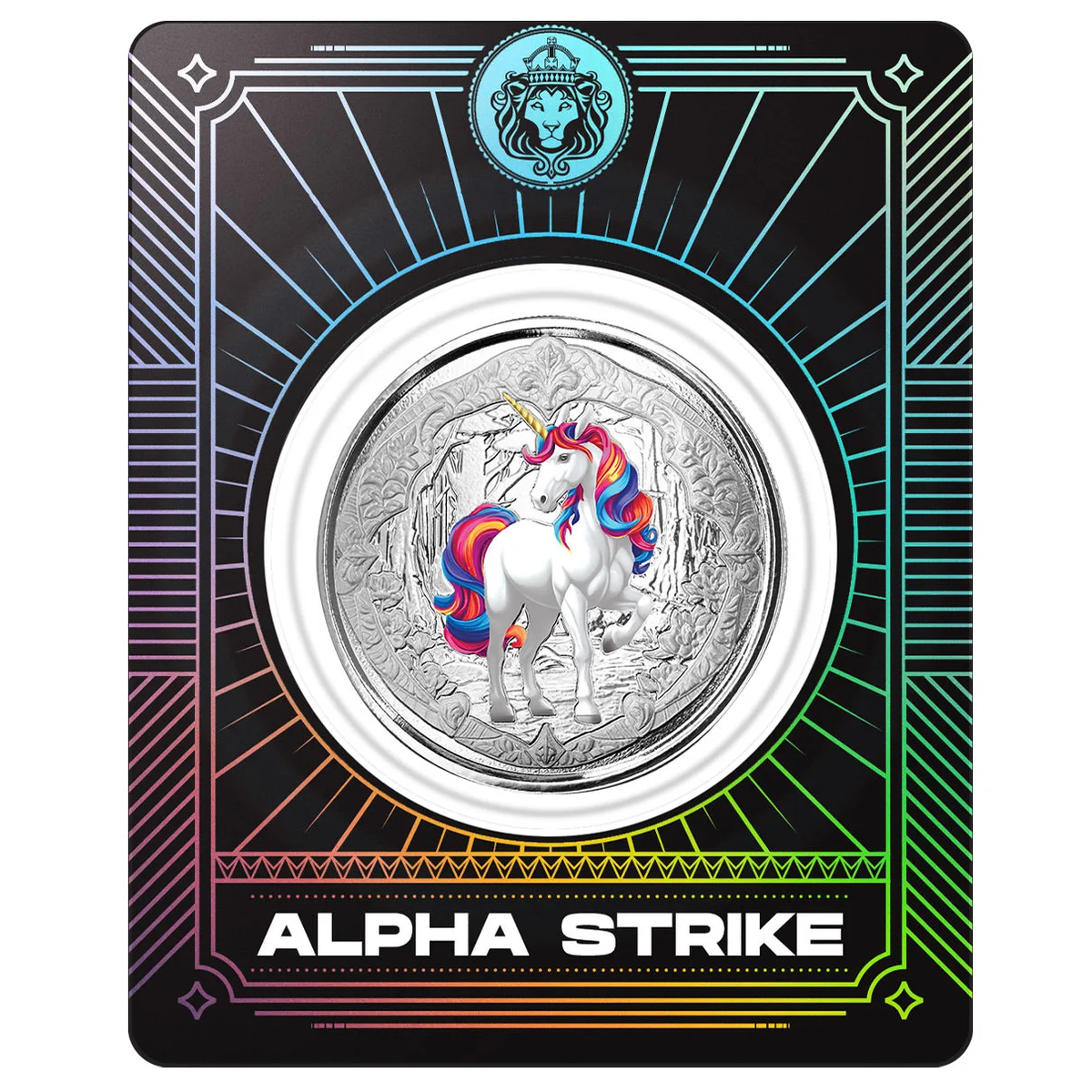 2024 Unicorn BLOSSOM 1oz 999 Silver Coin Beautiful Mythical Horse