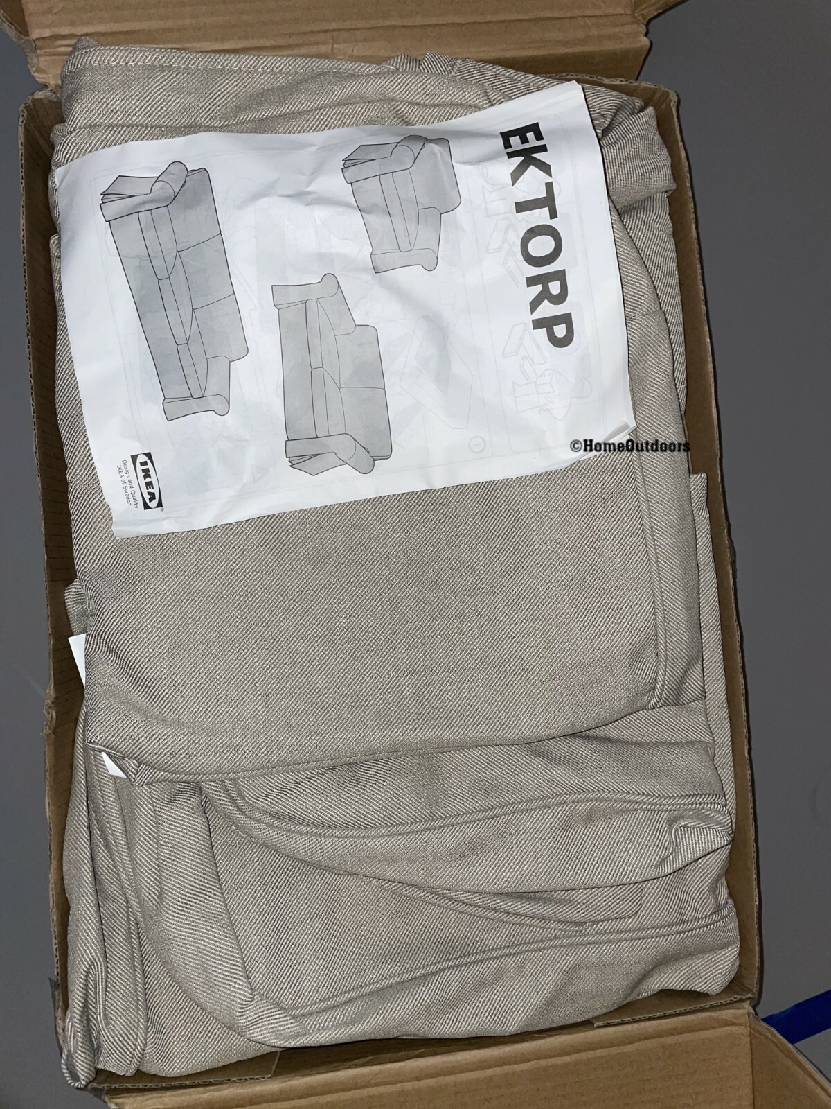 ikea uppland vs ektorp on Ikea Ektorp 6 Of 7 Partthree 3 Seat Sofa Slipcover Cover Nordvalla Dark Beige For Sale Online Ebay