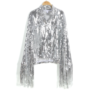 sparkly festival jacket