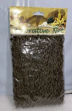 U.S. SHELL DECORATIVE FISH NET EXPANDABLE TO 200 SQ INCHES NEW IN PACK, New