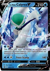 Ice Rider Calyrex V SWSH130 Sword & Shield Black Star Promo