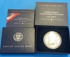 U.S. MINT ARMED FORCES SILVER MEDALS PROGRAM US. NAVY 1 TROY OZ .999 FINE SILVER