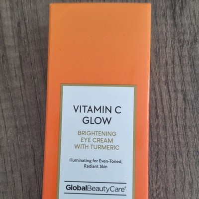 Global Beauty Care Vitamin C Glow Brightening Eye Cream Turmeric Hyaluronic Acid