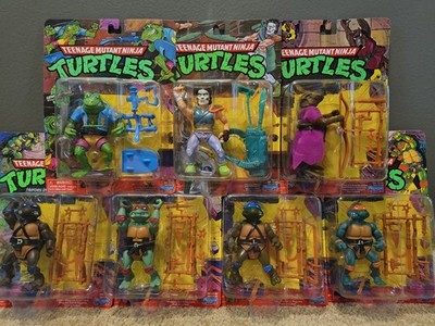 LOT Of 7 Teenage Mutant Ninja Turtles Reissue Figures