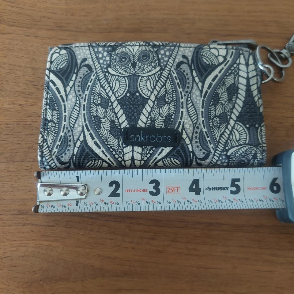 Sakroots Owl Wallet Bird Zipper  - Image 4 of 4