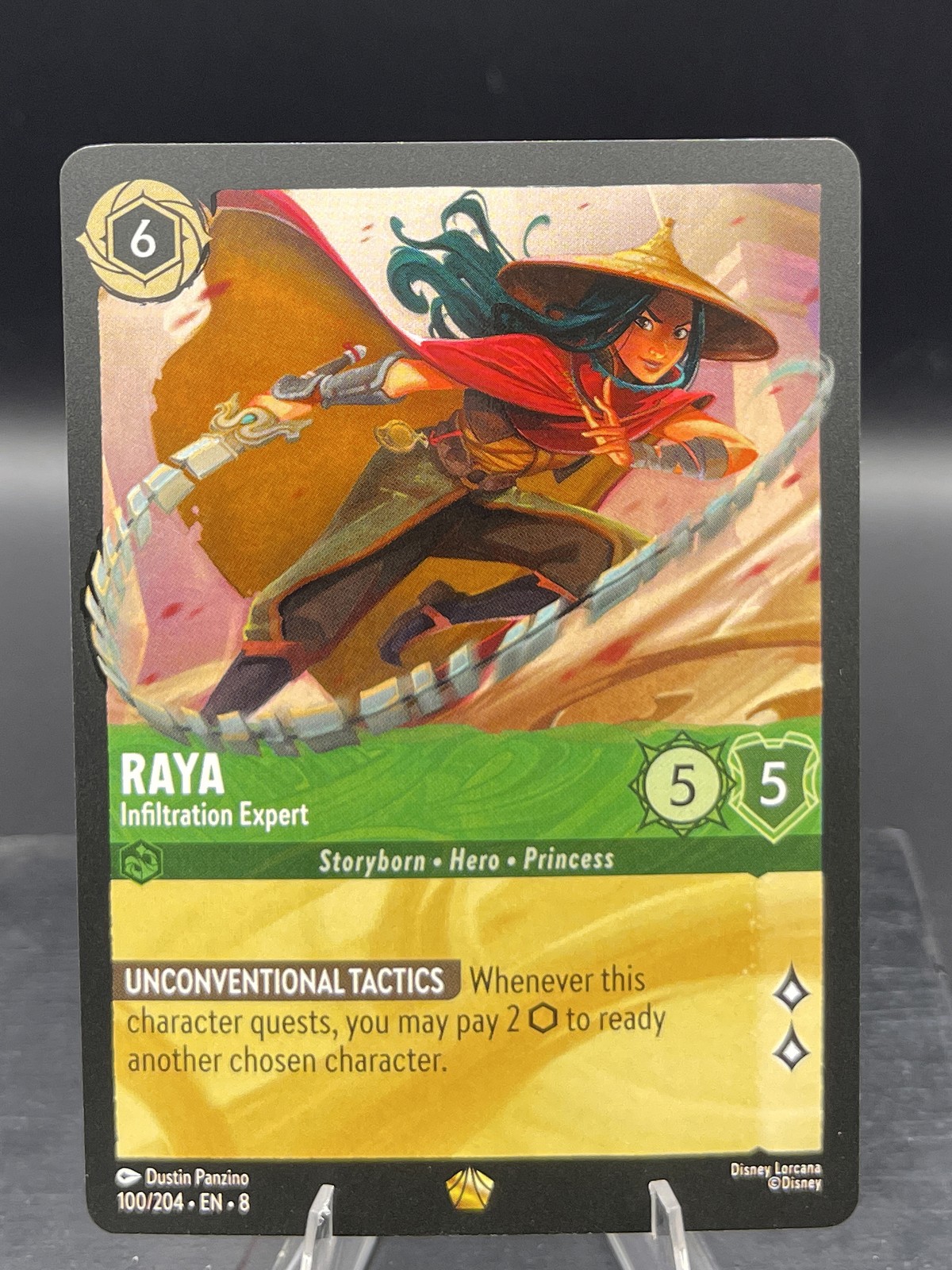 Disney Lorcana-Reign of Jafar-Raya - Infiltration Expert-#100-Base -NM