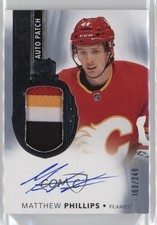 2021-22 Upper Deck The Cup Rookie 163/249 Matthew Phillips #114 Patch Auto 0q3