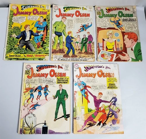 D-82 VINTAGE 1960'S COLLECTION OF DC COMICS-SUPERMAN'S PAL JIMMY OLSEN LOT!