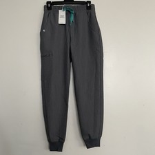 FIGS Women's Zamora High Waisted Jogger Scrub Pants Graphite 1926 Size XSP