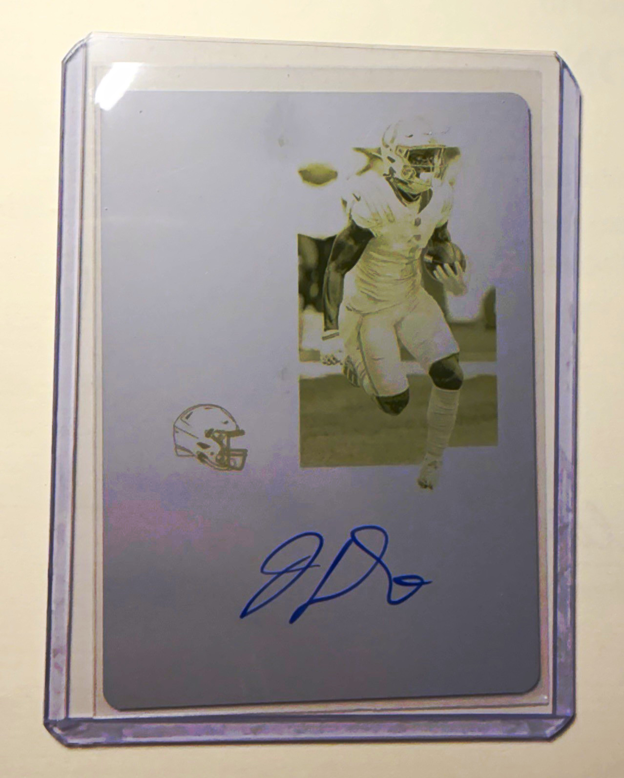 2023 Panini Contenders Josh Downs Auto 1/1 Printing Plate RC Indianapolis Colts