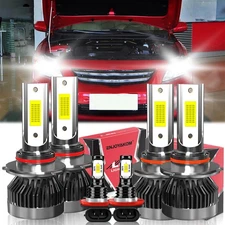 LED Headlight High/Low Beam Kit Fog Lights Bulb For Toyota Corolla 2009-2013