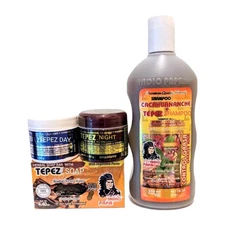 4 PACK! CREMA DE Day & Night Cream + Jabon Herbal Soap + Shampoo 