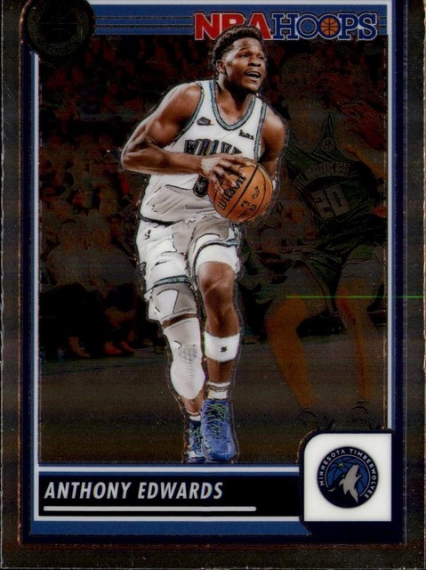 2023-24 Hoops Premium Stock #87 Anthony Edwards