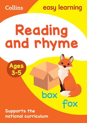 Reading and Rhyme Ages 3-5 | Ideal for Home Learning | Collins Easy Learning