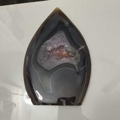   Agate Cave Crystal Free Form Vertical Spiritual Energy-