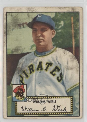 1952 Topps William Werle [Black Back] #73 card