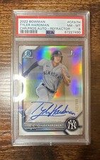2022 Bowman - Chrome Autographs Tyler Hardman #CPA-TH Refractor /499 (AU, RC)