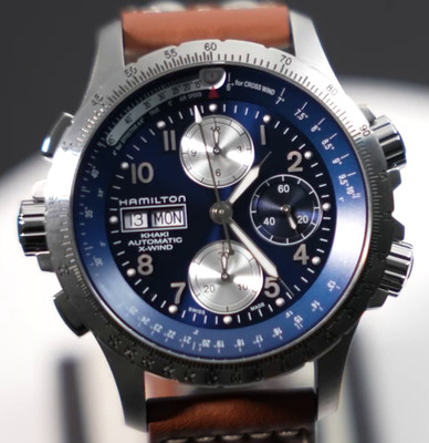 Hamilton Herren/Unisex Uhr Khaki Aviation X-Wind Ref. H77506540 NEW FULL SET