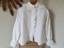 Vintage White Cotton Blouse Camisole Blouse
