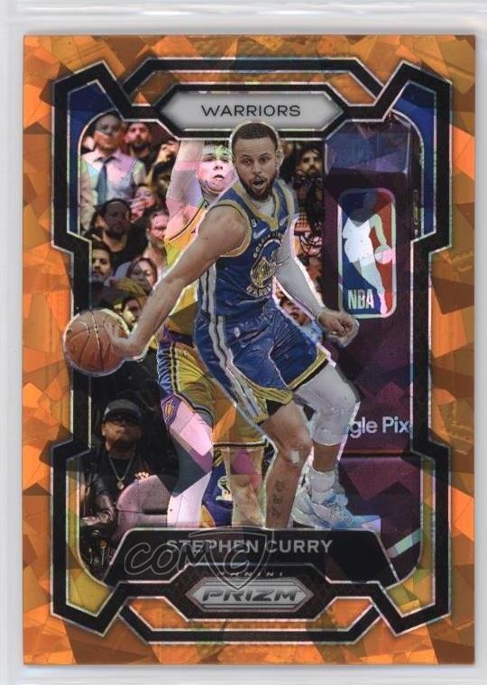 2023-24 Panini Prizm Orange Ice Prizm Stephen Curry #119 1k0w