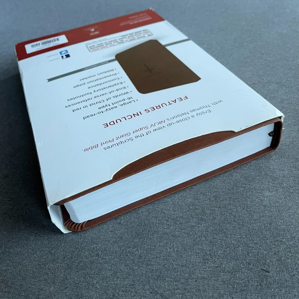 Super Giant Print Bible NKJV Imitation Leather Largest Print — 第 4/4 张图片
