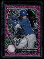 2021 Panini Prizm Draft Picks Tyler Whitaker Pink Velocity Prizm #PDP87