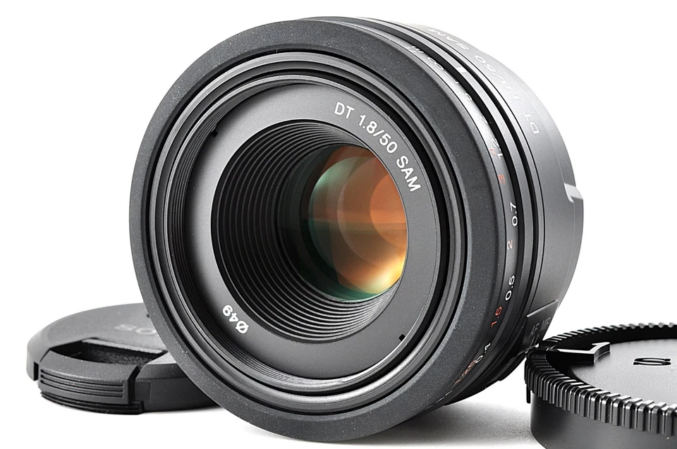 [N Mint  w/Box] Sony DT 50mm F1.8 SAM Lens Sony Alpha (SAL50F18) From Japan #256 - image 2 of 4