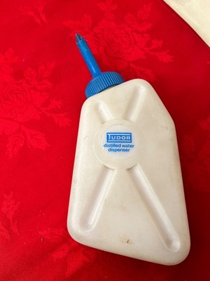 NOS New Old Stock Classic Car TUDOR Distilled Water Battery Top Up Bottle