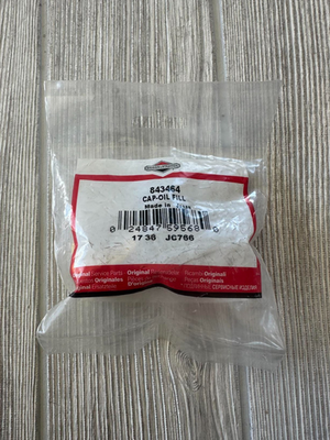 #ad Genuine OEM Briggs amp; Stratton CAP OIL FILL Part# 843464 $10.00