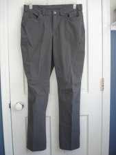 WOMENS DULUTH TRADING FLEXPEDITION ACTIVE PANTS SLIM/BOOT LEG GRAY 12X33 VRYNIC