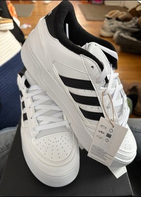 adidas Break Start Bold W Women s Sneakers White Black Low Top Lace Up JP7526