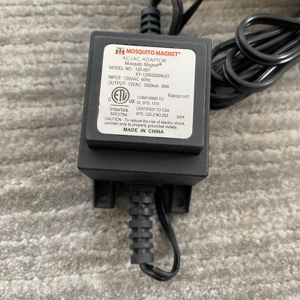 Адаптер питания шнур питания Mosquito Magnet 50 футов MM120001 120 В переменного тока 12 В переменного тока 36 Вт - Изображение 3 из 4