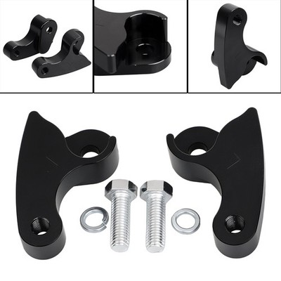 Rear 1-3/16'' Drop Lowering Brackets Kit For Harley Ultra Limited Road King FLHR