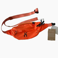 On Running track packlite bum bag 2L burnt orange, tag error as says 18L