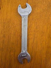 VINTAGE INDESTRO No.41415 METRIC OPEN END WRENCH 14mm X 15mm MADE IN USA