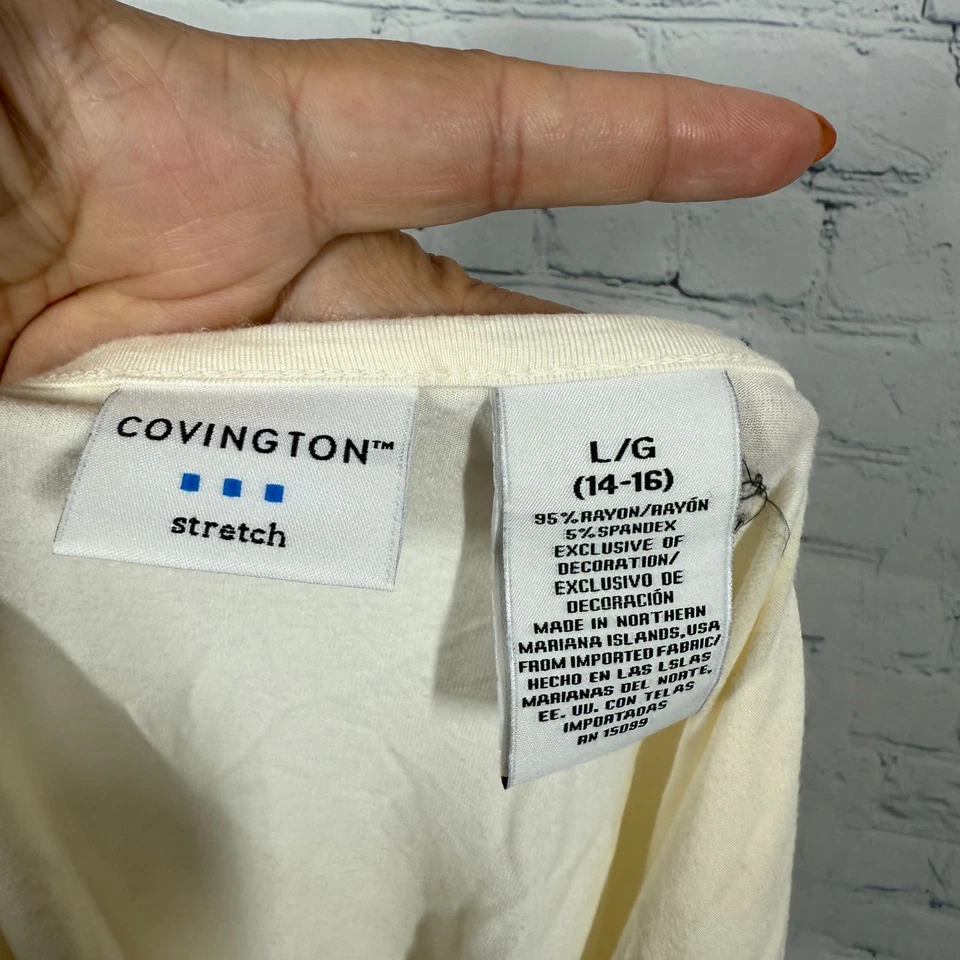 Camisola Y2K Mujer Grande Marfil Encaje Cuentas Encaje Coqueta Casa Pradera Top Foto 4 de 4