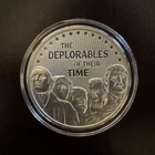 DISME 1 OZ Silver Coin “Deplorables Of Their Time” Trump Pence 2020