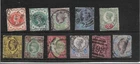 QUEEN VICTORIA LOW VALUE JUBILEE STAMPS 1887-1892 USED MY REF 852
