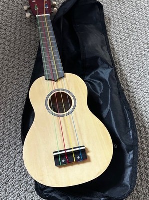 Everjoys Soprano Rainbow Ukulele Beginner Pack Used
