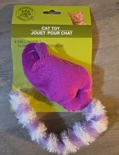 Greenbrier Kennel Club Cat Toy (Purple Mouse) W/ Bells~ BRAND NEW