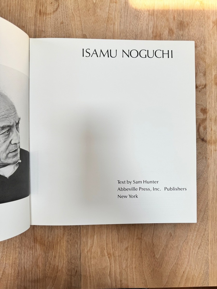 Isamu Noguchi by Sam Hunter (Abbeville Press, 1st Edition) | eBay