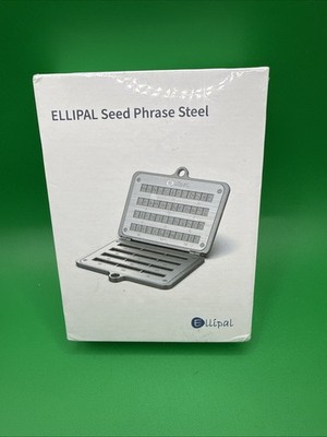 Ellipal Seed Phrase Steel Ultimate Cryptocurrency Backup Fireproof Waterproof