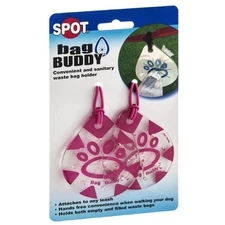 Spot Bag Buddy Hands Free Waste Bag Holder in Pink