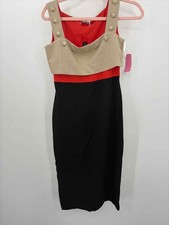 Pre-Owned Versace Collection Black Size 40 Knee Length Sleeveless Dress