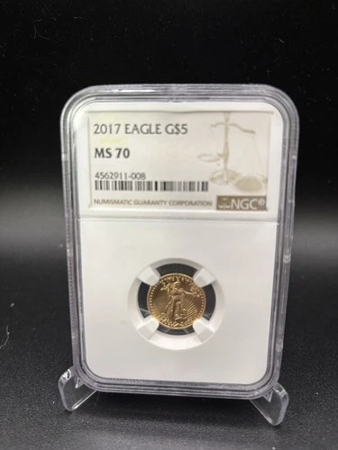 2017 Gold Eagle $5 Tenth-Ounce 1/10 oz. MS 70 NGC