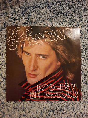 Rod Stewart: Foolish Behaviour. Warner Bros. 1980. LP Vinyl Record. w/Poster