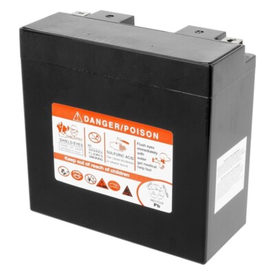 AGM Battery For Yamaha XVS1100 V-Star 1100 (2005-2009) - 12V 12AH Maintenance-Free 6 thumbnail image