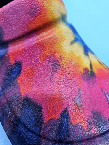 New Crocs Bistro Graphic Clog Tie Dye Size 10M/12W Style 204044-410 - Picture 12 of 12